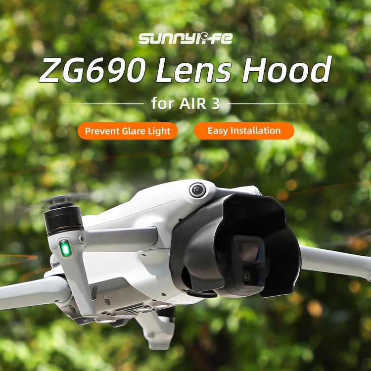 For DJI Air 3 Sunnylife ZG690 Camera Lens Sunshade Anti-glare Hood, For DJI Air 3 For DJI Air 3 Sunnylife ZG690 Camera Lens Sunshade Anti-glare Hood, For DJI Air 3